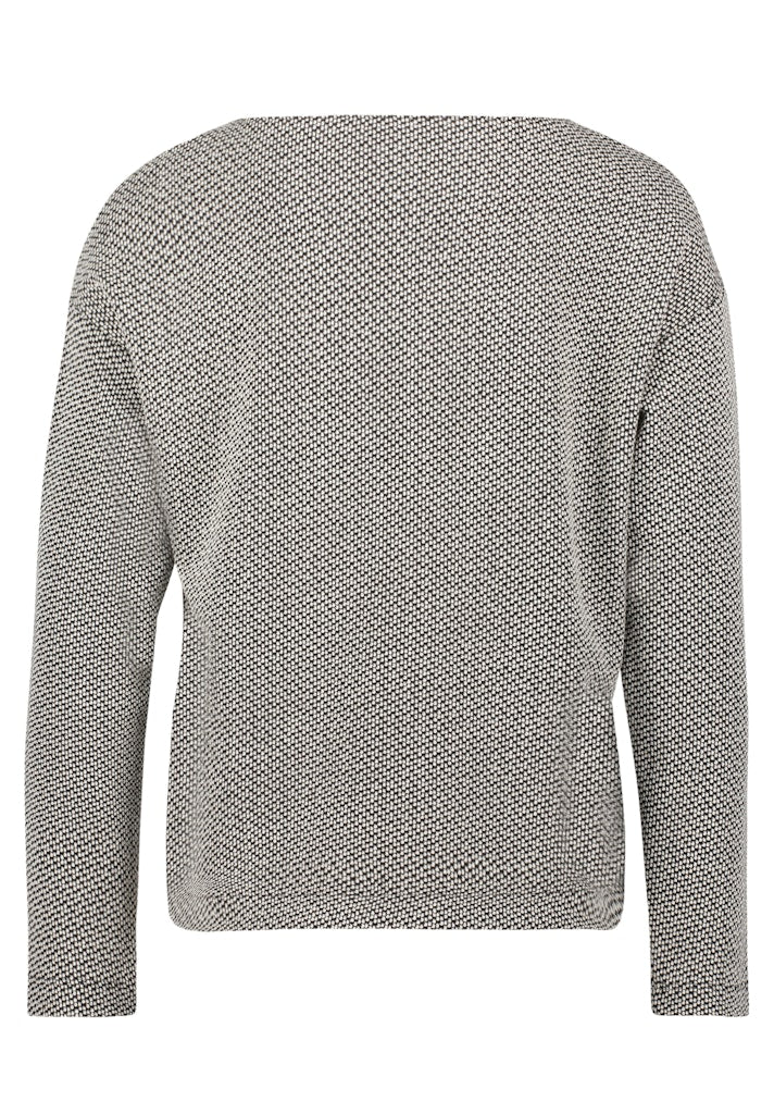 Betty & Co Damen T-Shirts Black/Cream