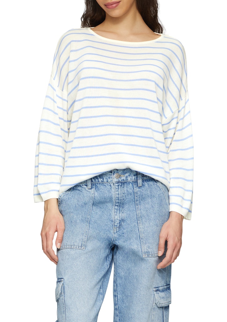 QS by S.Oliver Damen Pullover Blue