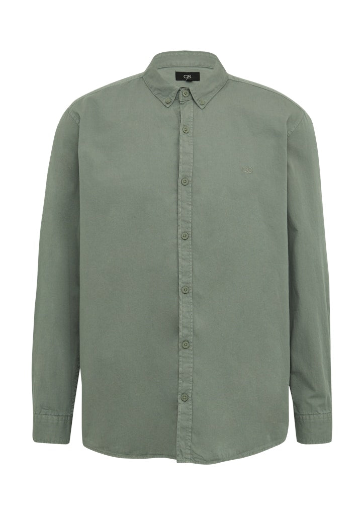 QS by S.Oliver Herren Hemden lang Green