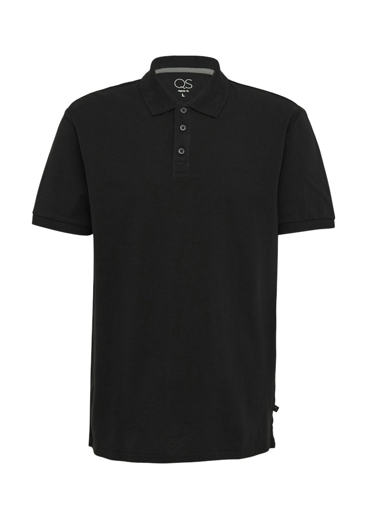 QS by S.Oliver Herren Polo-Shirts Grey/Black