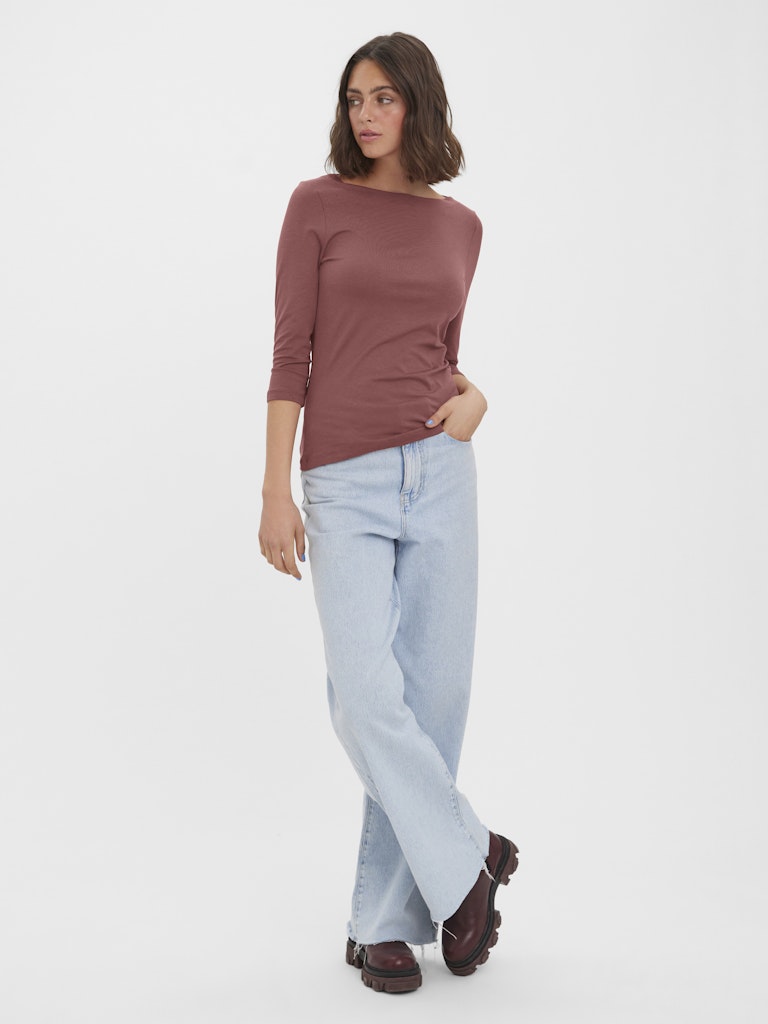 Vero Moda Damen T-Shirts Rose Brown
