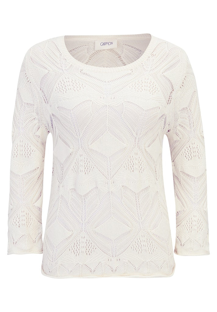 Cartoon Damen Pullover Pearled Ivory