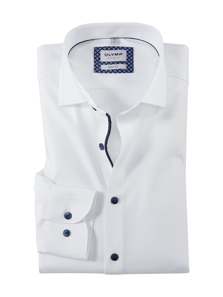 Olymp Herren Hemden lang Weiss