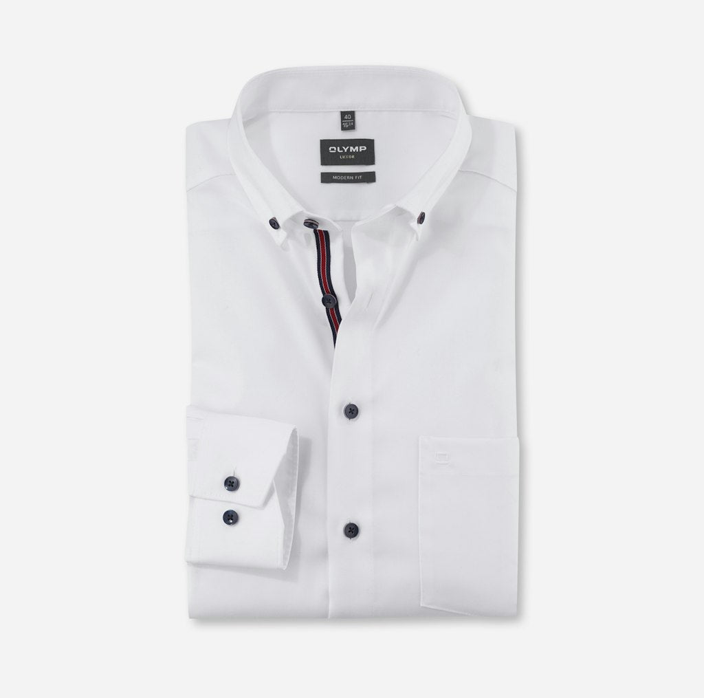 Olymp Herren Hemden lang Weiss
