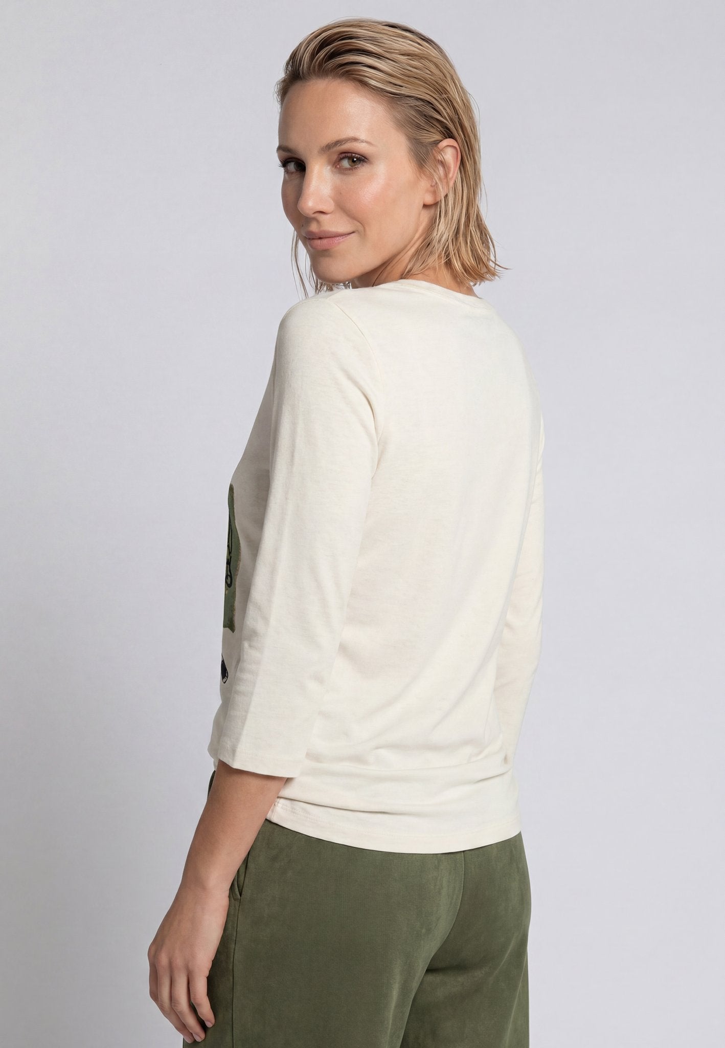 Olsen Damen T-Shirts Almond Be