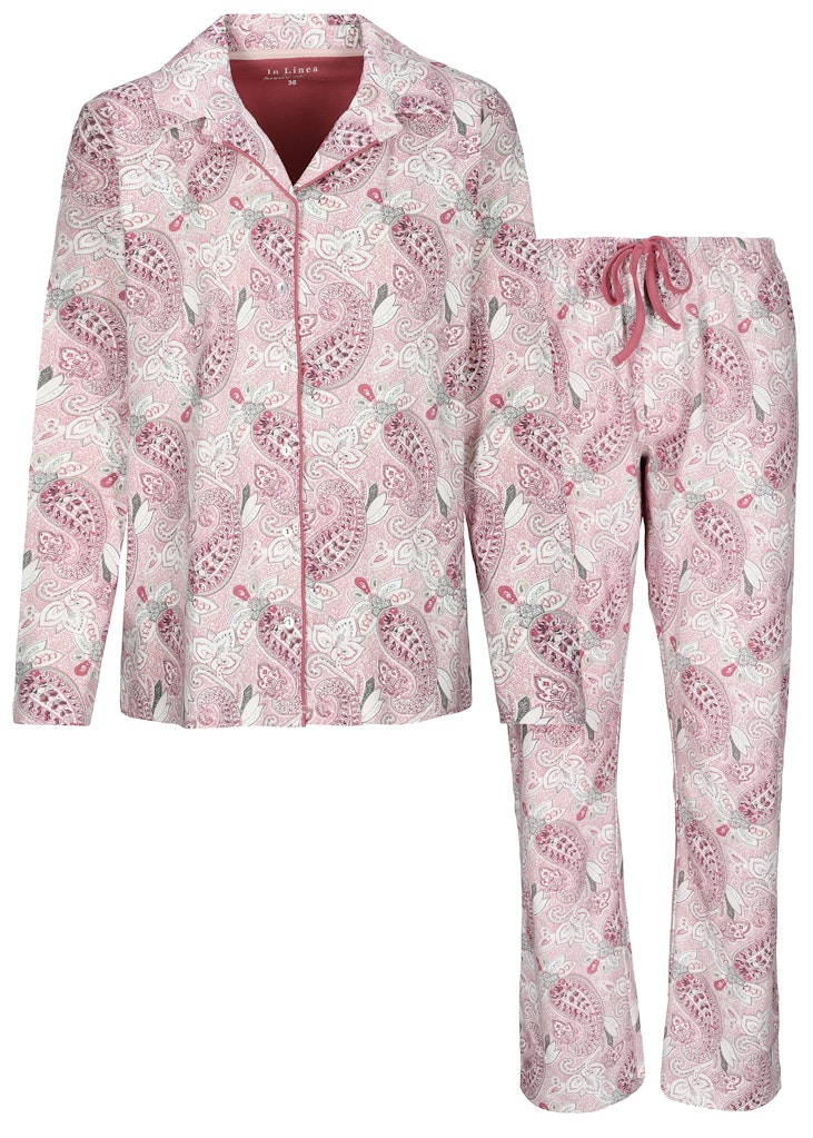 Katag Schlafanzug Taupe Paisley