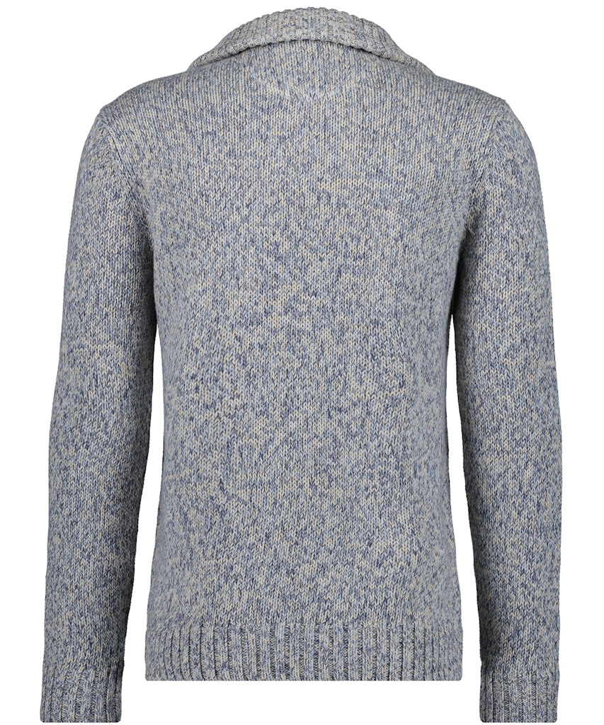 Ragman Herren Pullover Grau Melan