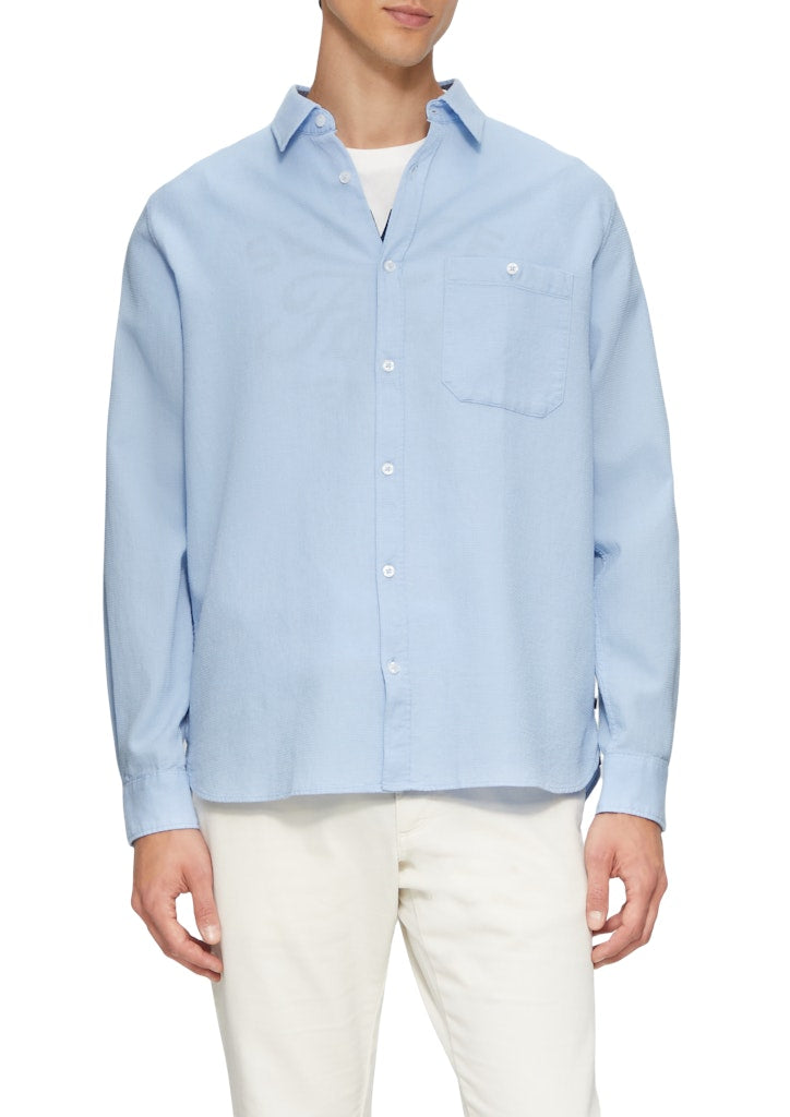 S. Oliver red Herren Hemden lang Blue