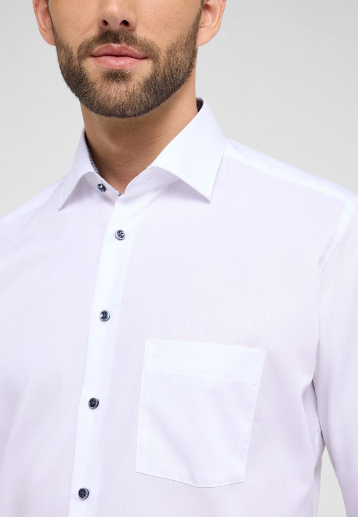 Eterna Herren Hemden lang Weiss