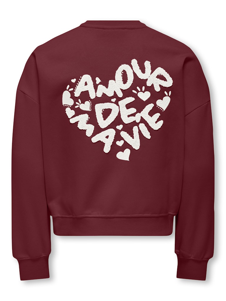 Only Mädchen Sweats & Sweatjacken Cabernet/Amour/