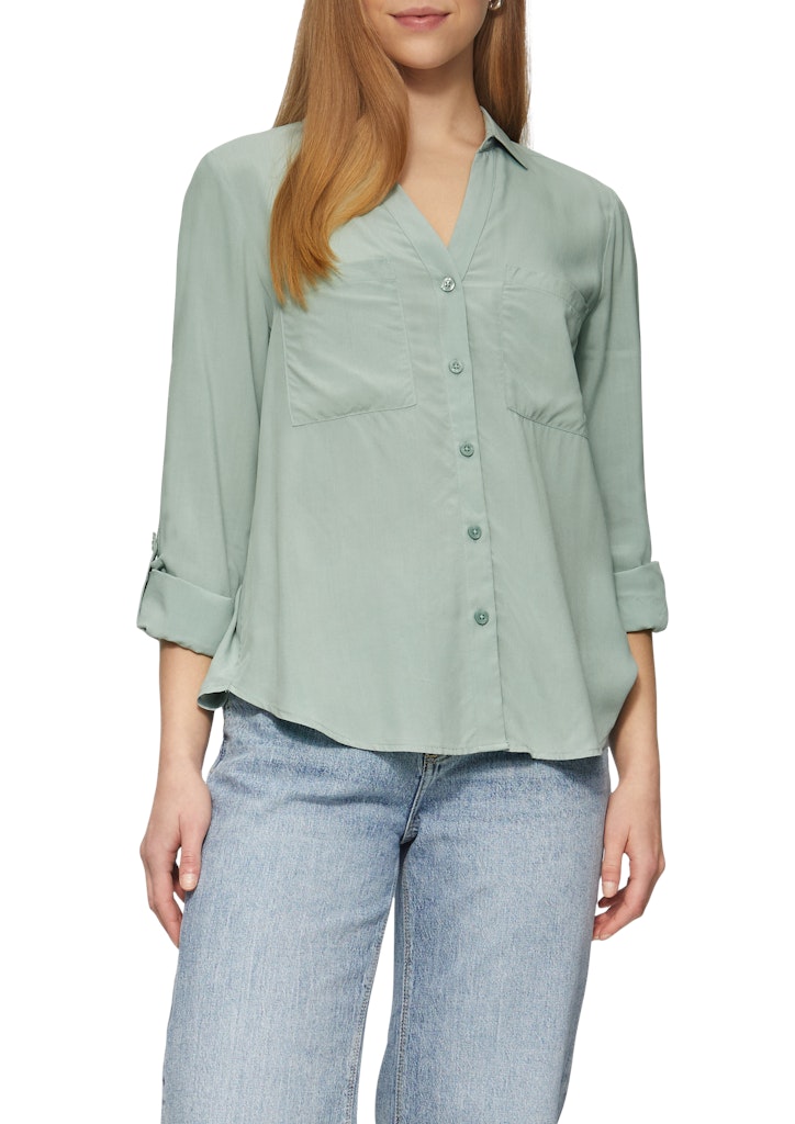 QS by S.Oliver Damen Blusen Green