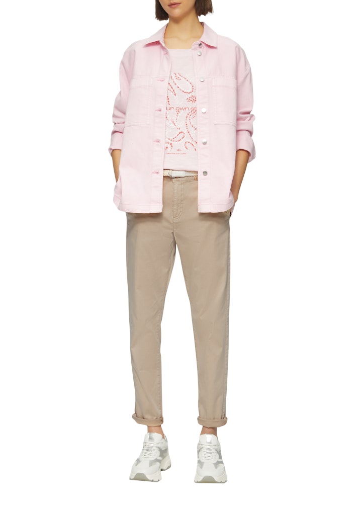 S. Oliver red Damen Hosen Brown