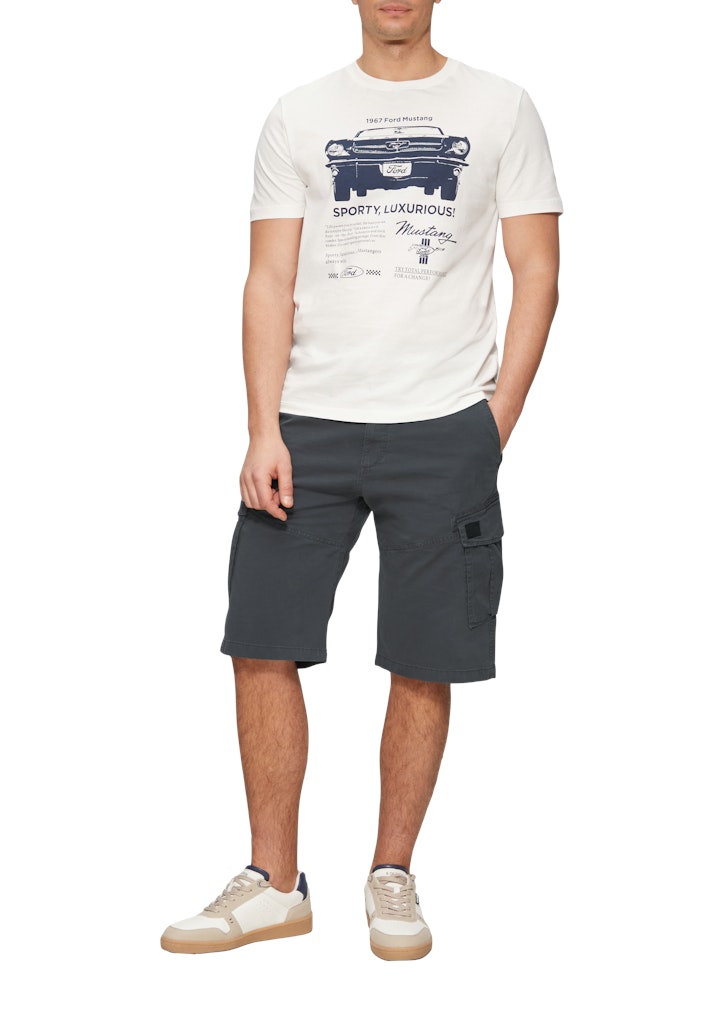 S. Oliver red Herren Shorts Grey/Black