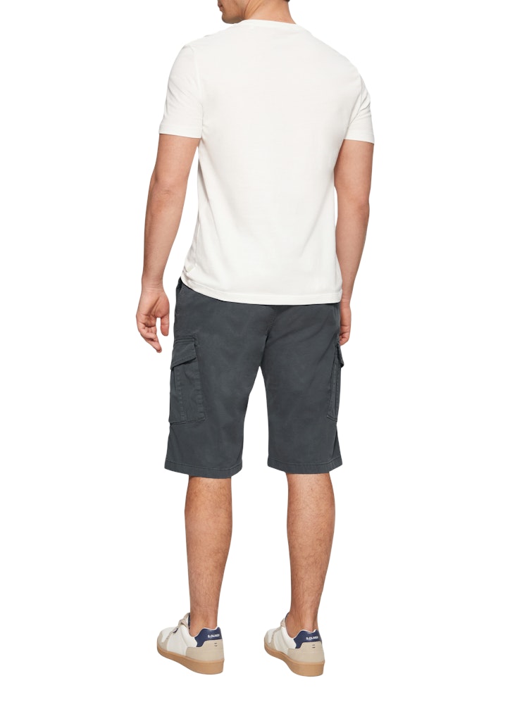 S. Oliver red Herren Shorts Grey/Black
