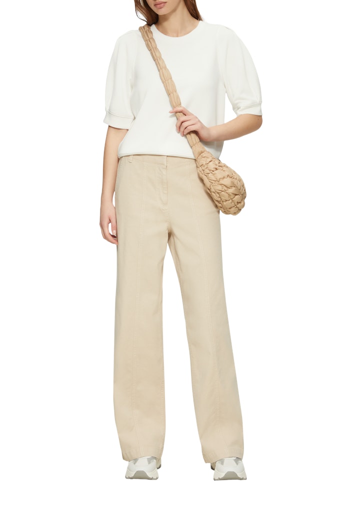 S. Oliver red Damen Sweatshirts White