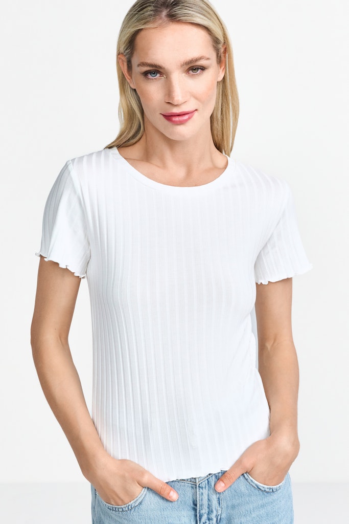 Rich & Royal Damen T-Shirts Pearl White