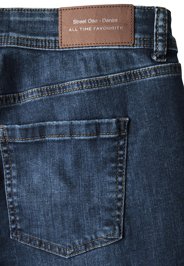 Street One Damen Hosen Dark Blue