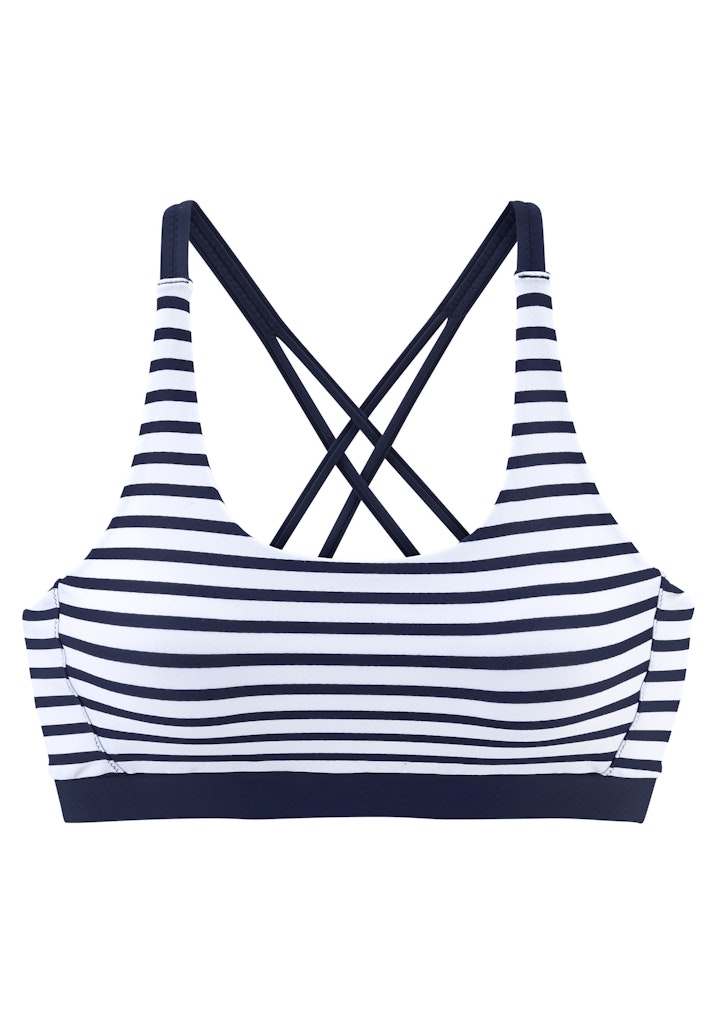 Lascana Bikini White-Navy-S