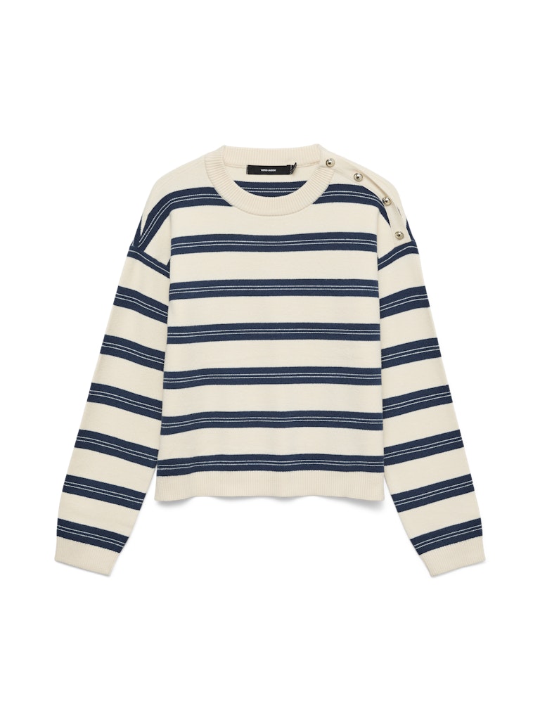 Vero Moda Damen Pullover Birch/W. Dark D