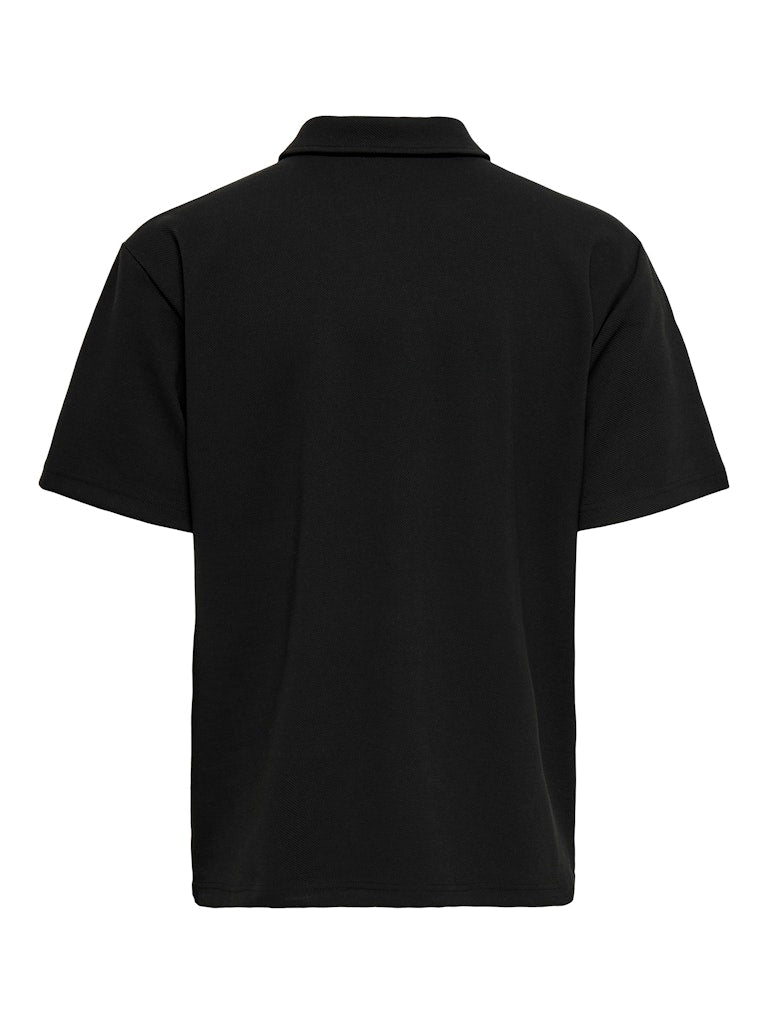 Only & Sons Herren Polo-Shirts Black