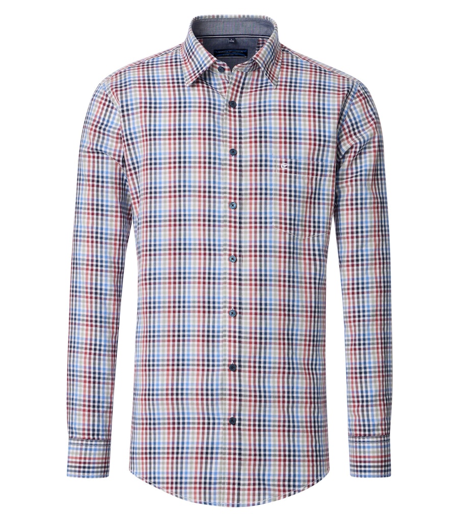 Casa Moda Herren Hemden Rot