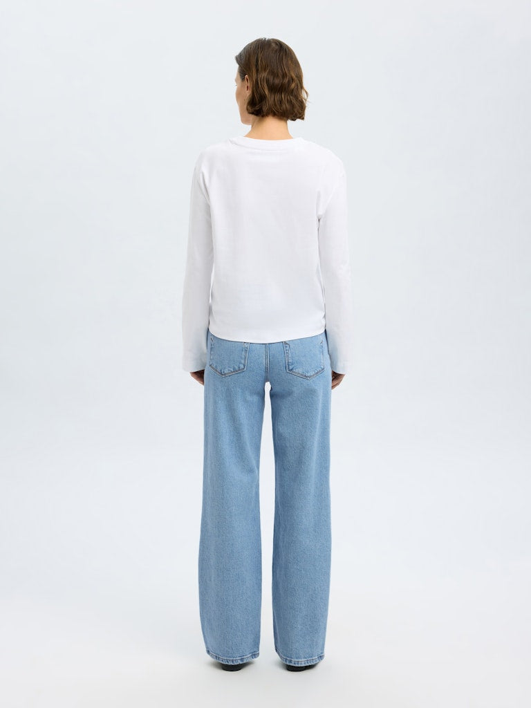 Selected Femme Damen Jeans Light Blue Deni