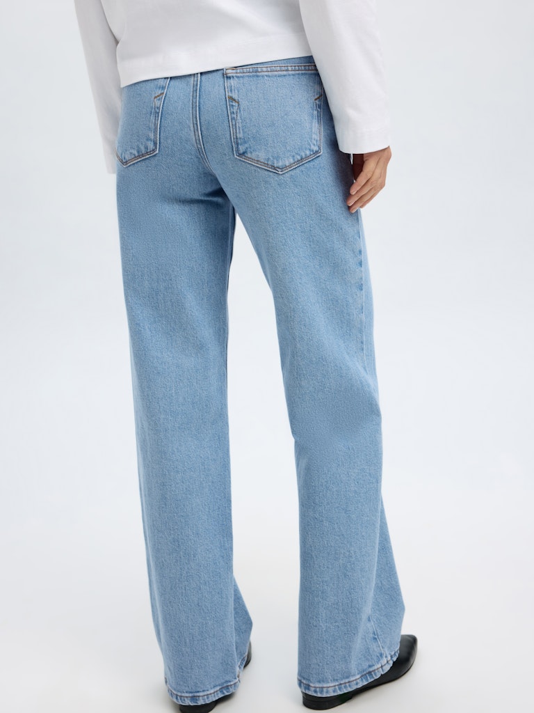 Selected Femme Damen Jeans Light Blue Deni