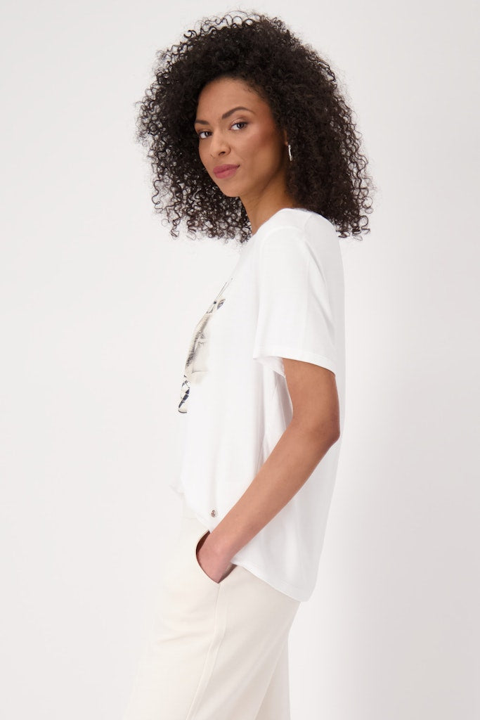 Monari Damen T-Shirts Cream