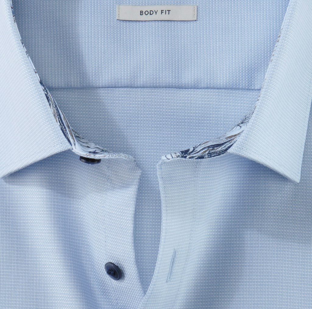 Olymp Herren Hemden lang Bleu