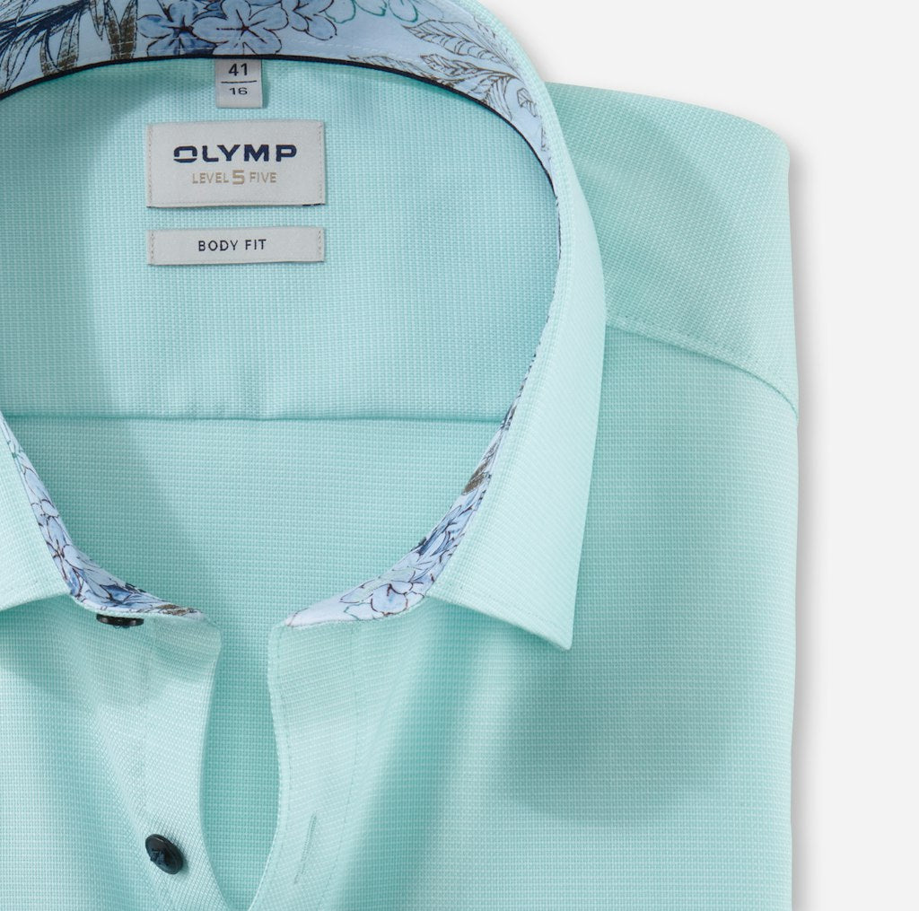 Olymp Herren Hemden lang Mint