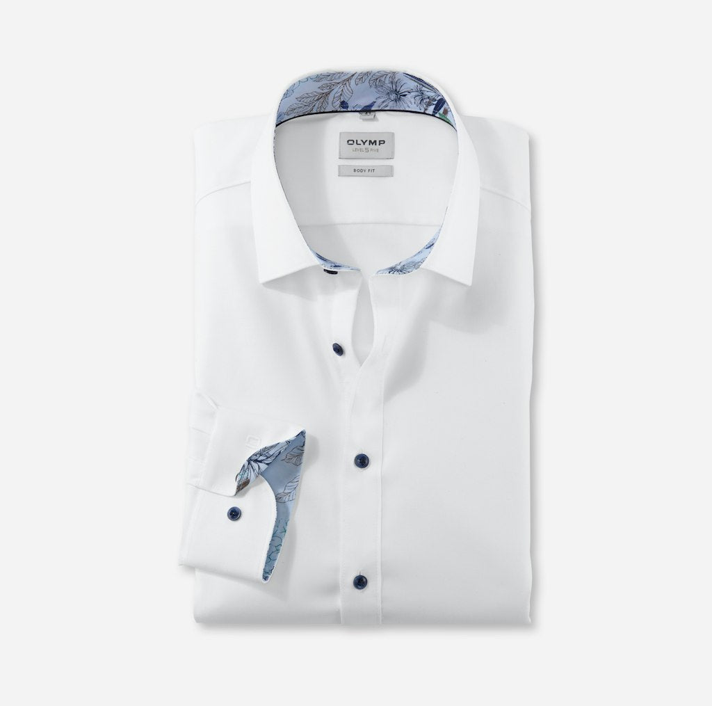Olymp Herren Hemden lang Weiss