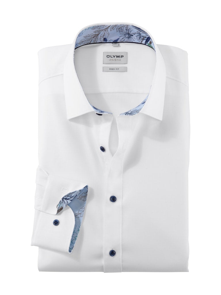 Olymp Herren Hemden lang Weiss