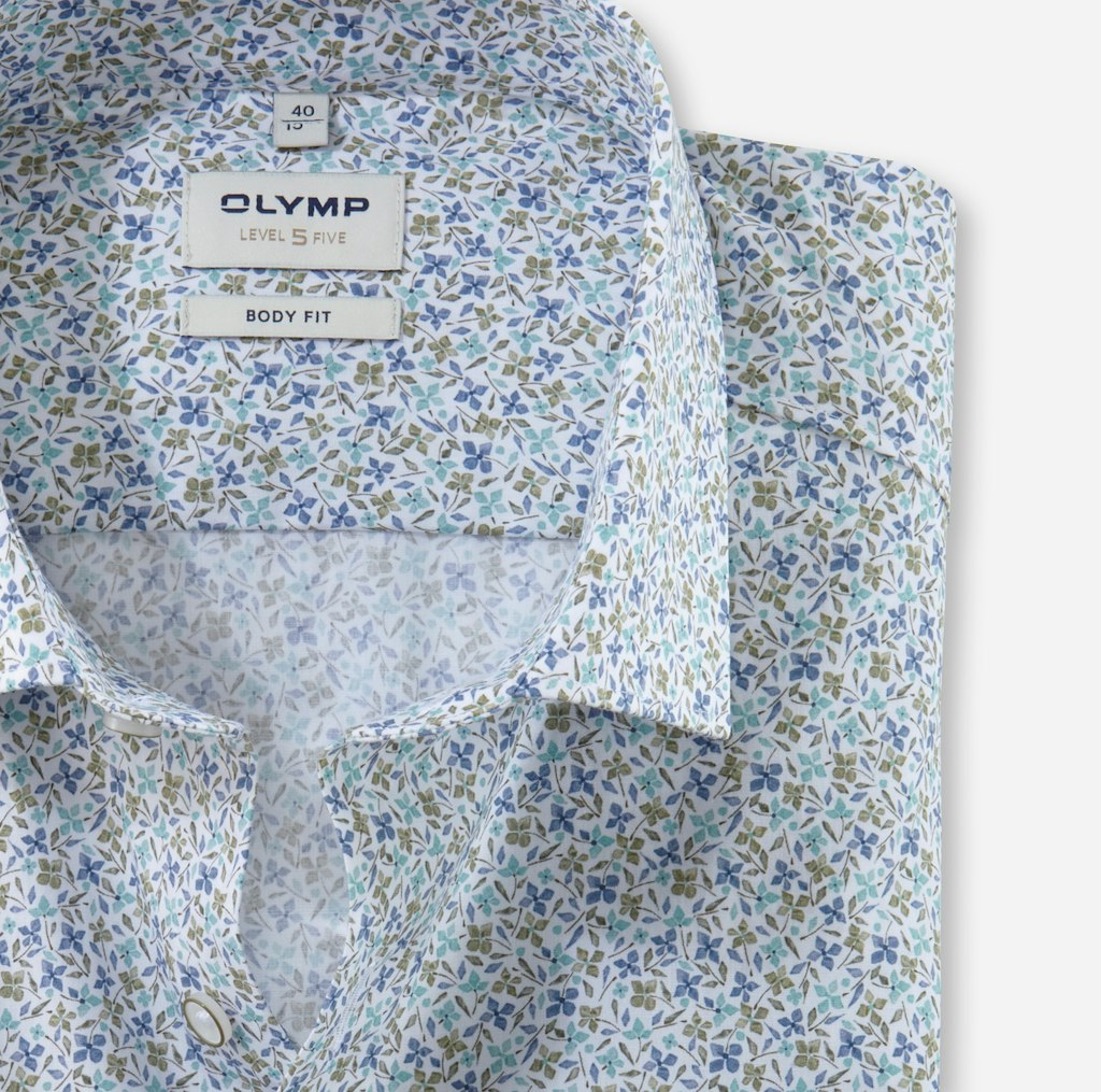 Olymp Herren Hemden lang Mint