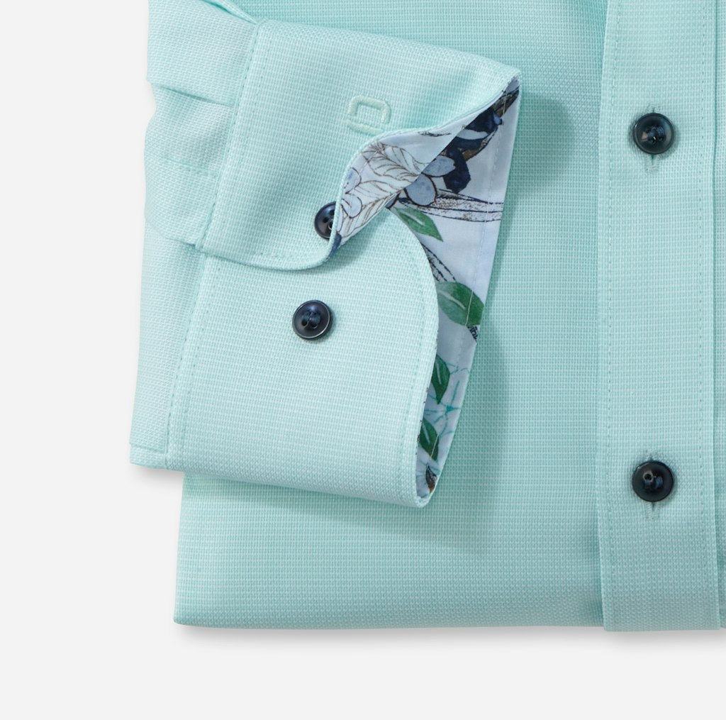 Olymp Herren Hemden lang Mint