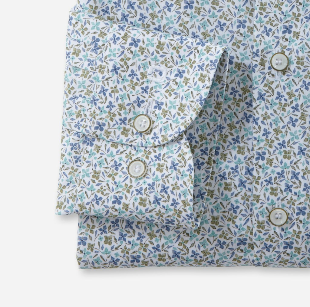 Olymp Herren Hemden lang Mint