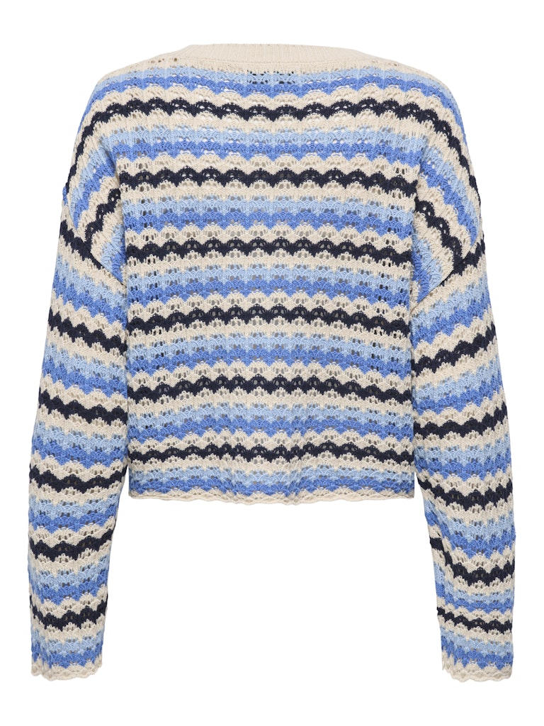 Only Damen Pullover Birch/Ultramari