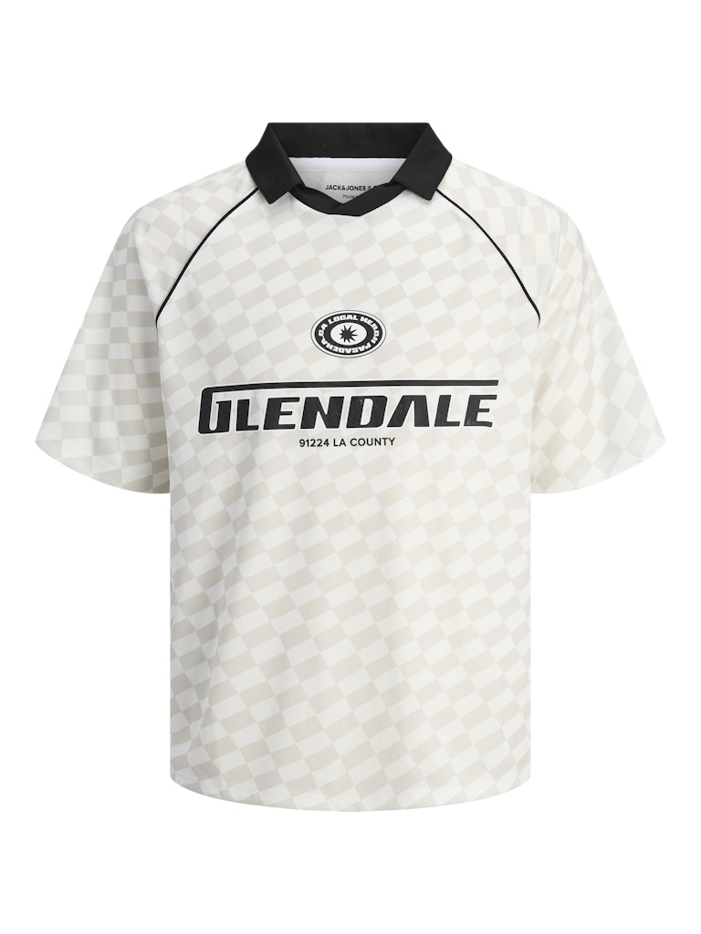 Jack & Jones Herren Polo-Shirts Cloud Dancer/Va