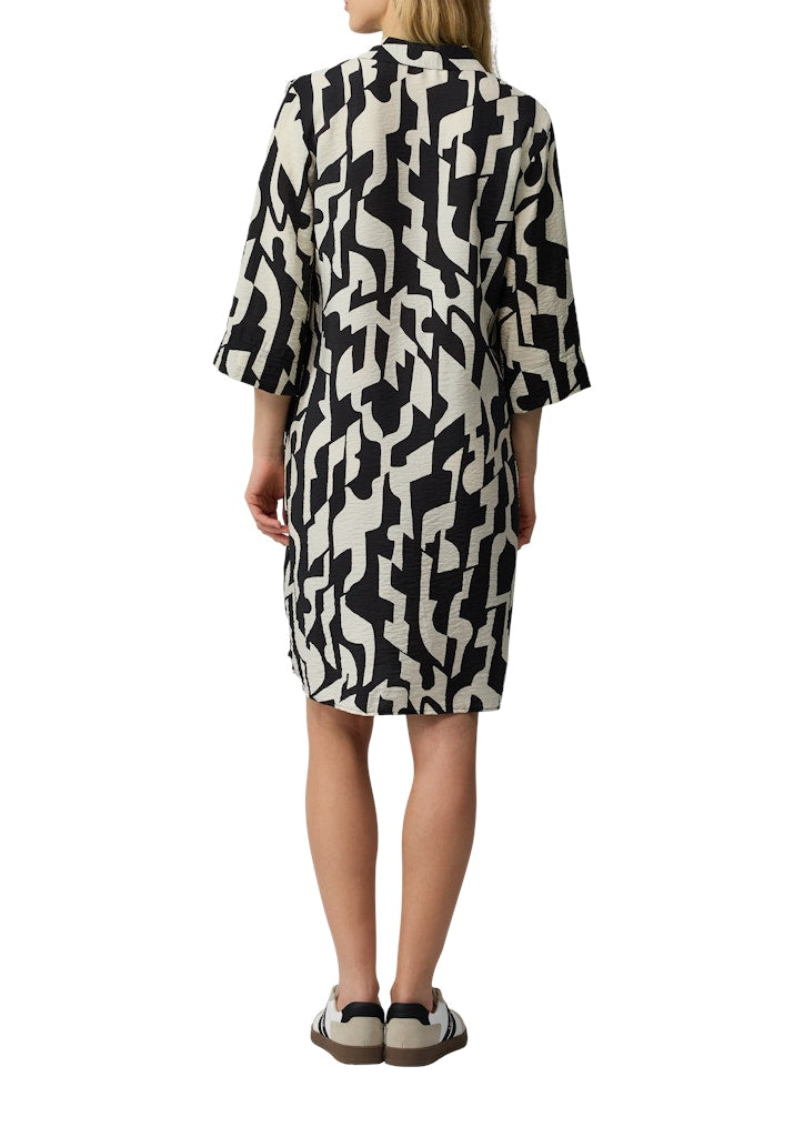 S. Oliver red Damen Kleider Grey/Black