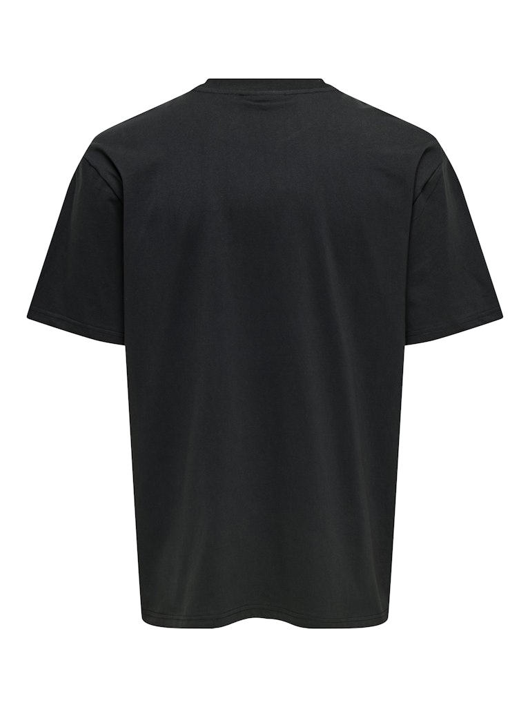 Only & Sons Herren T-Shirts kurz Jet Black/Temps