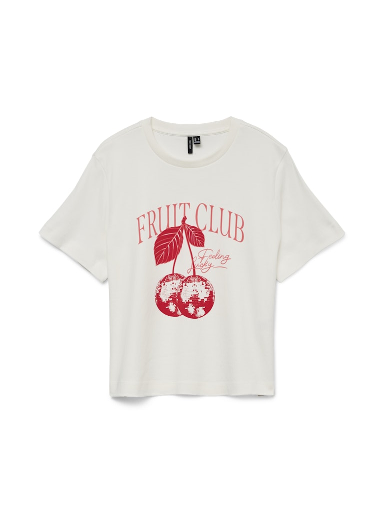 Vero Moda Damen T-Shirts Snow White/Frui