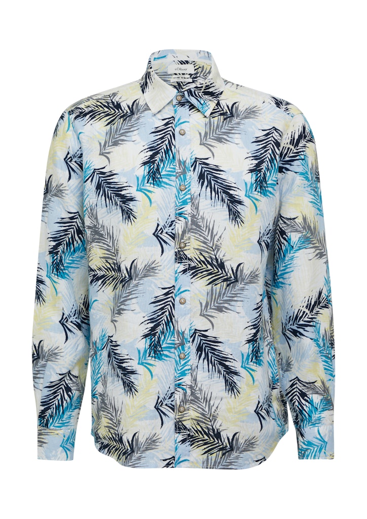 S. Oliver red Herren Hemden lang Blue