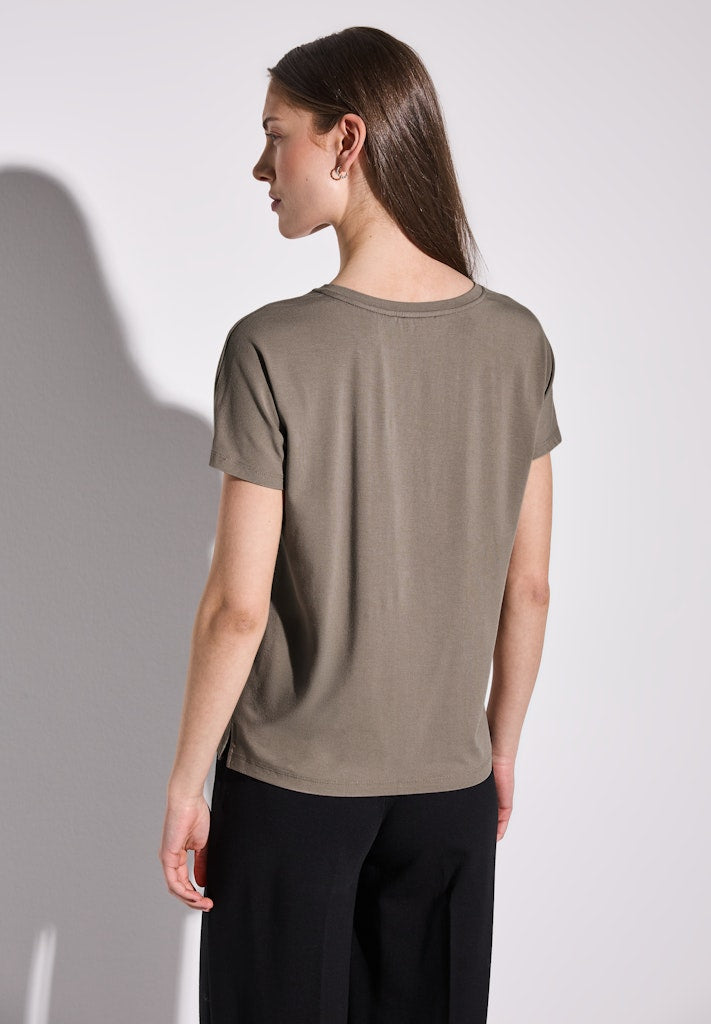 Street One Damen T-Shirts Stone Bro