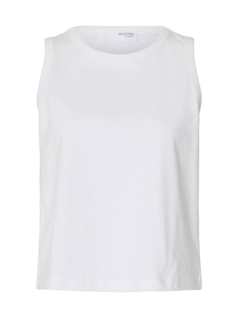 Selected Femme Damen Tops Bright White