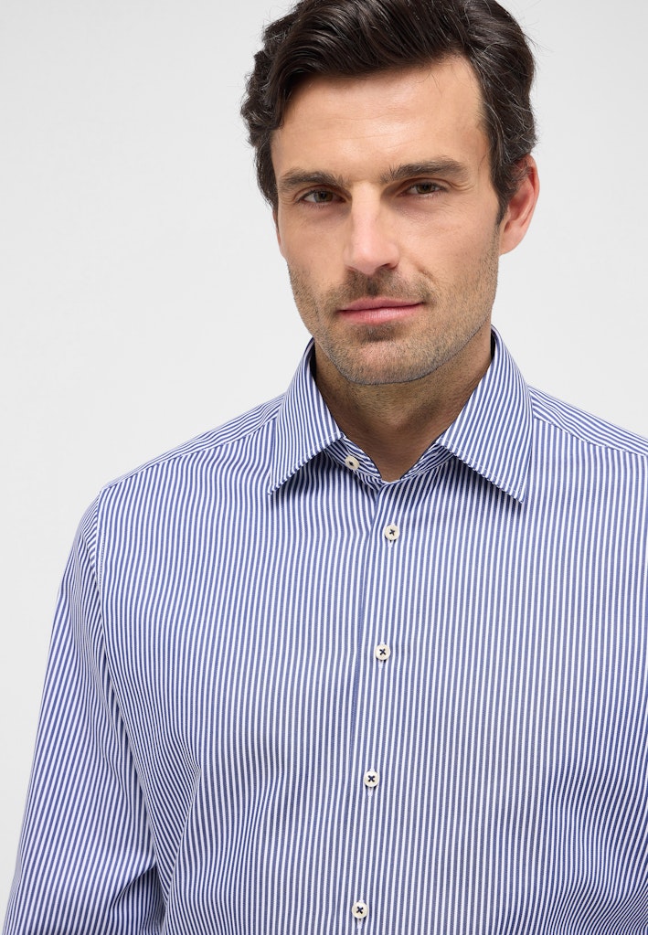 Eterna Herren Hemden lang Marine