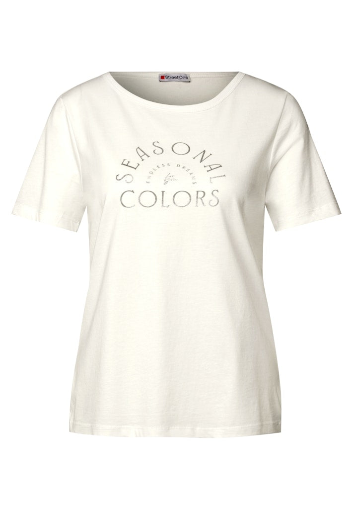 Street One Damen T-Shirts Off White