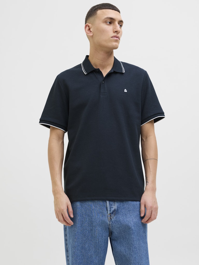 Jack & Jones Herren Polo-Shirts Sky Captain/Pla