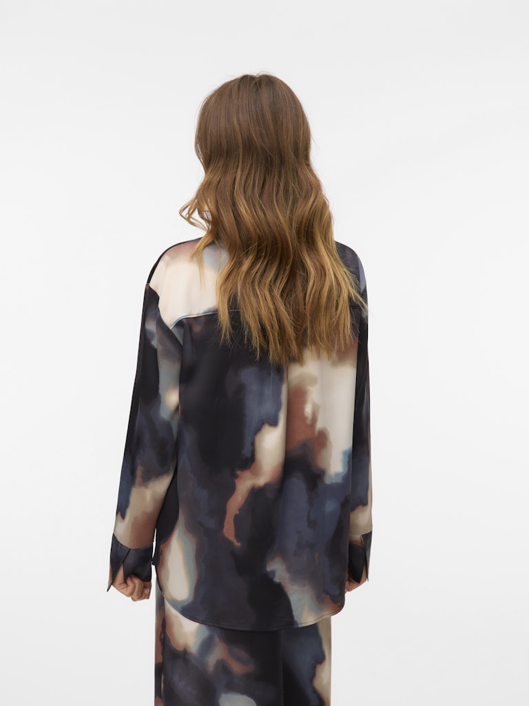 Vero Moda Damen Blusen Black/Mood Indi