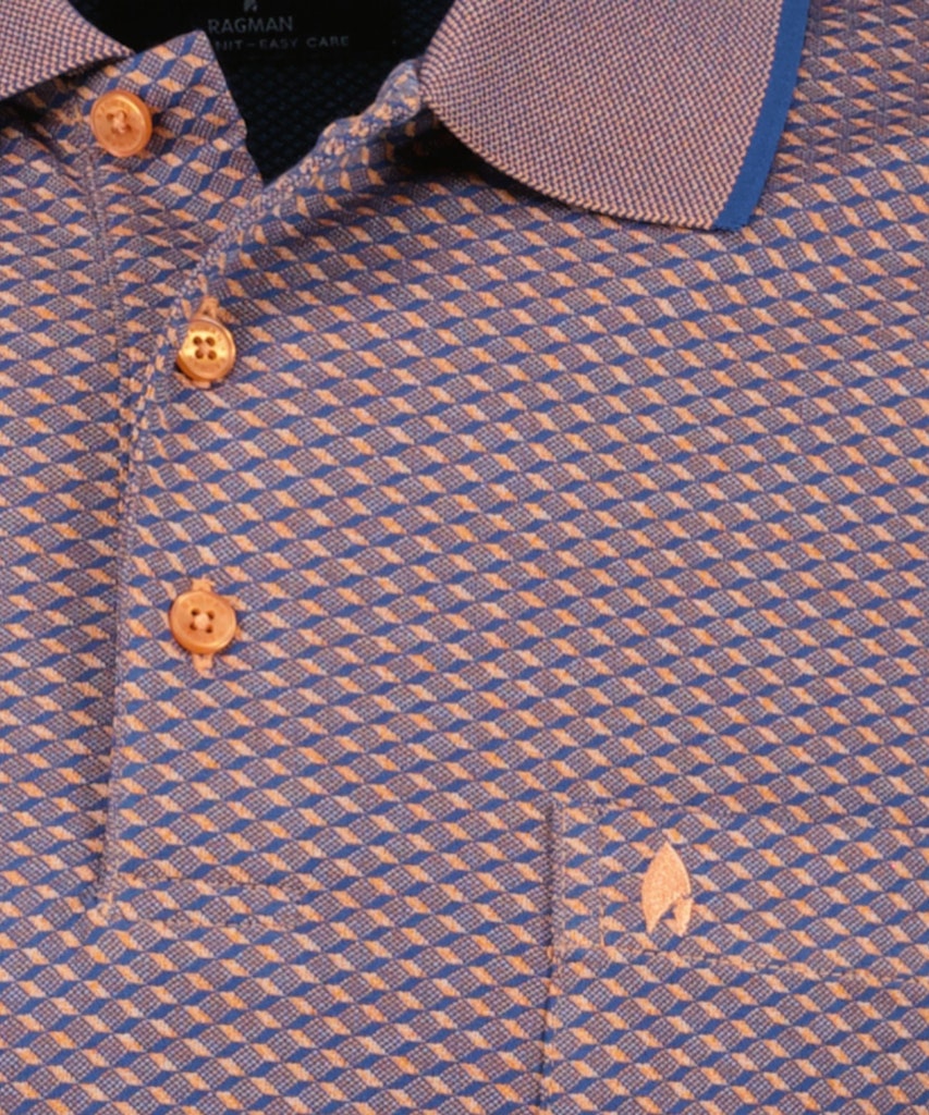 Ragman Herren Polo-Shirts Terra