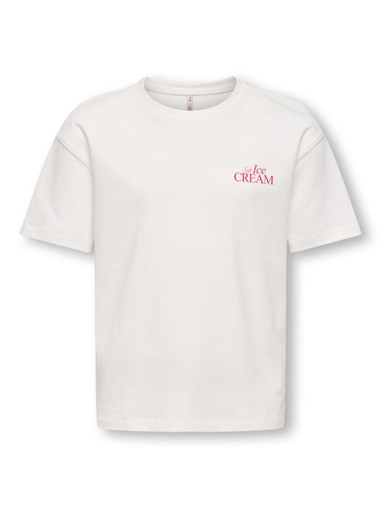 Only Mädchen T-Shirts & Tops Cloud Dancer/Ic