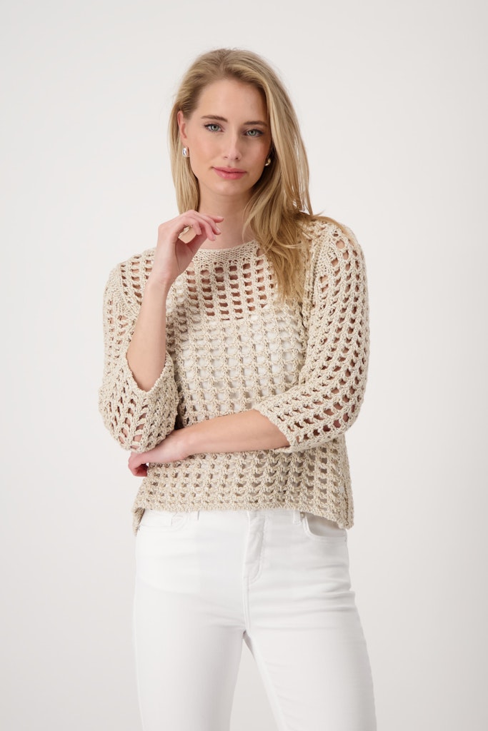 Monari Damen Pullover Camel